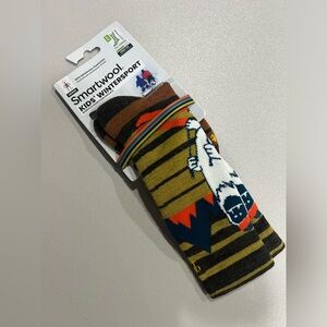 Smartwool Kids' Medium Wintersport Full Cushion Yeti Pattern Over Calf Socks NWT